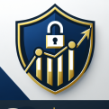 Design a secure, professional logo for “Güvenli Varlık”. Incorporate a shield or lock subtly combined with a growing chart. Color palette: navy (#0B2545), gold (#C5A880), and white. The logo should convey protection, trust, and financial growth. Provide icon-only and full wordmark versions.