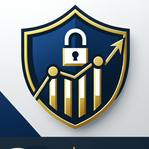 Design a secure, professional logo for “Güvenli Varlık”. Incorporate a shield or lock subtly combined with a growing chart. Color palette: navy (#0B2545), gold (#C5A880), and white. The logo should convey protection, trust, and financial growth. Provide icon-only and full wordmark versions.